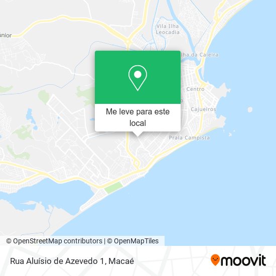 Rua Aluísio de Azevedo 1 mapa