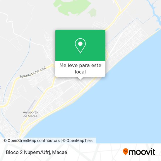 Bloco 2 Nupem/Ufrj mapa