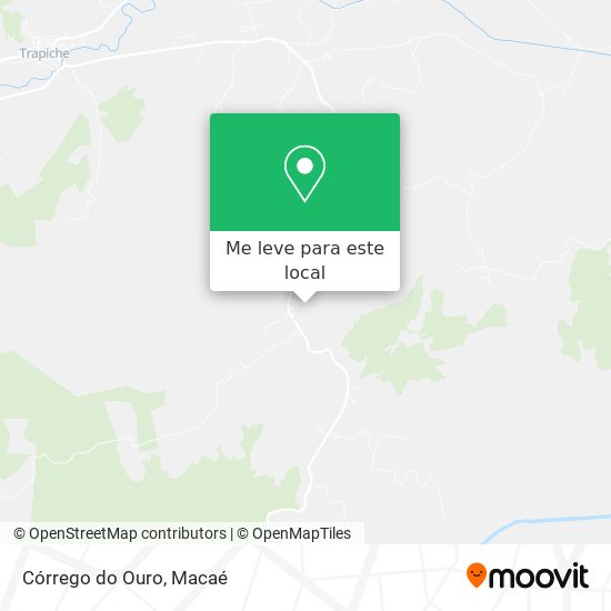 Córrego do Ouro mapa
