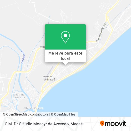 C.M. Dr Cláudio Moacyr de Azevedo mapa