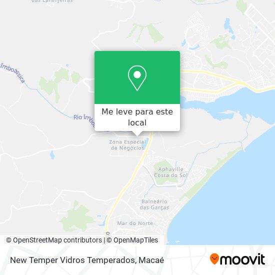 New Temper Vidros Temperados mapa