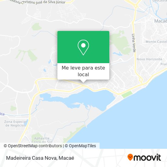 Madeireira Casa Nova mapa