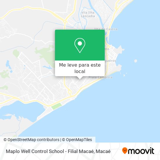 Maplo Well Control School - Filial Macaé mapa