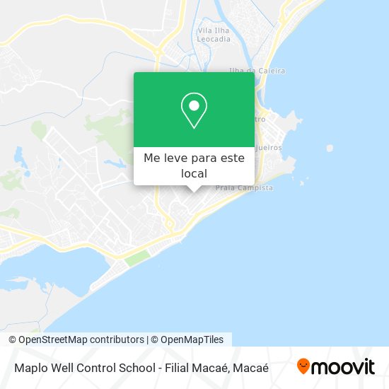Maplo Well Control School - Filial Macaé mapa