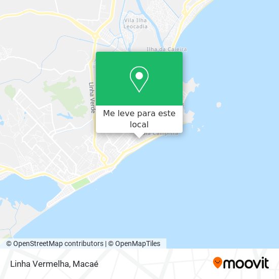 Linha Vermelha mapa