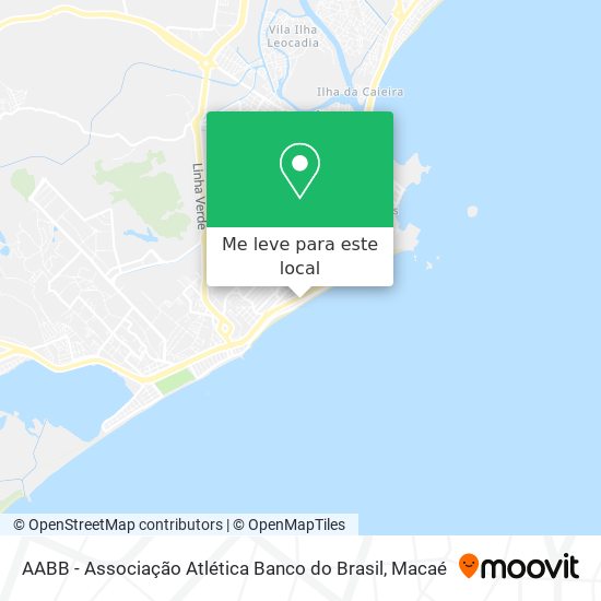 AABB - Associação Atlética Banco do Brasil mapa
