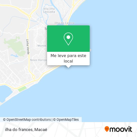 ilha do frances mapa