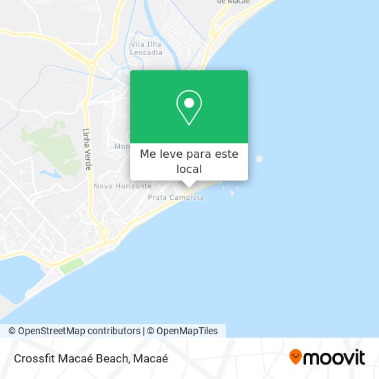 Crossfit Macaé Beach mapa