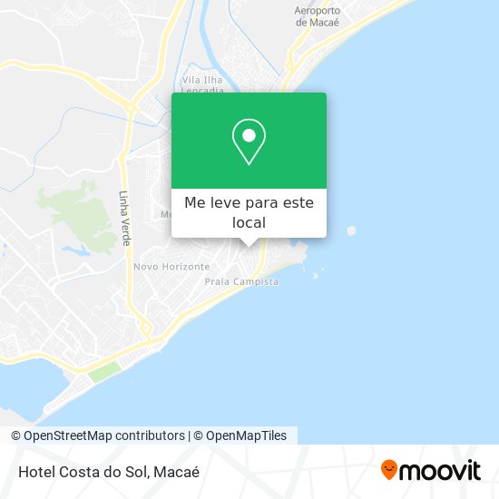 Hotel Costa do Sol mapa