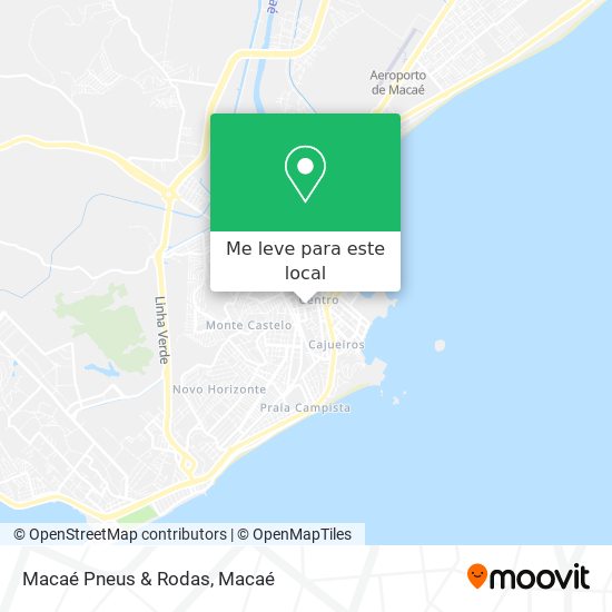 Macaé Pneus & Rodas mapa