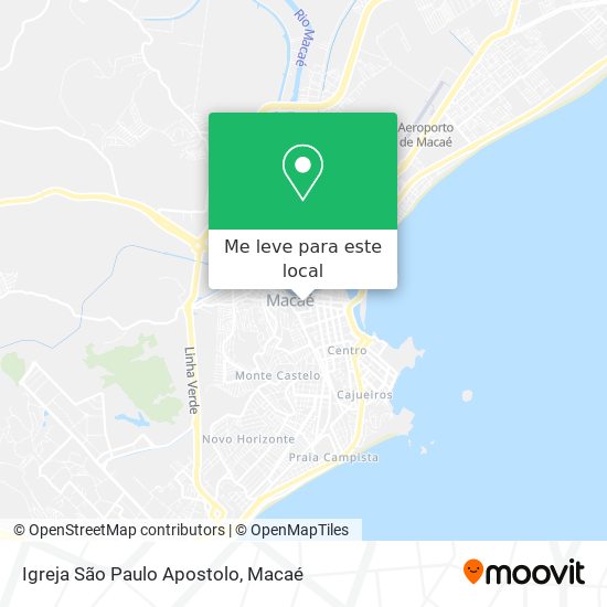 Igreja São Paulo Apostolo mapa