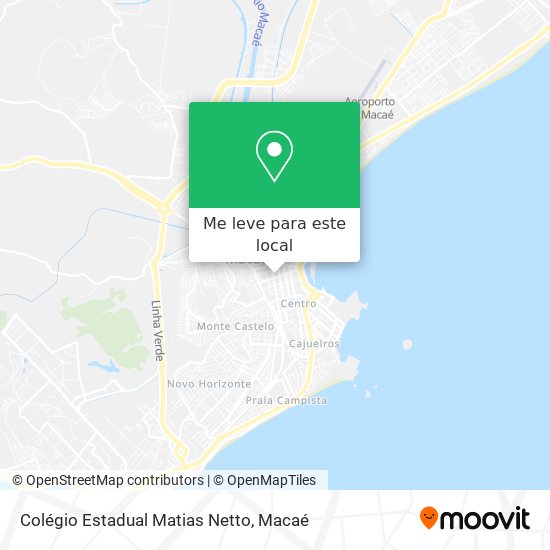 Colégio Estadual Matias Netto mapa
