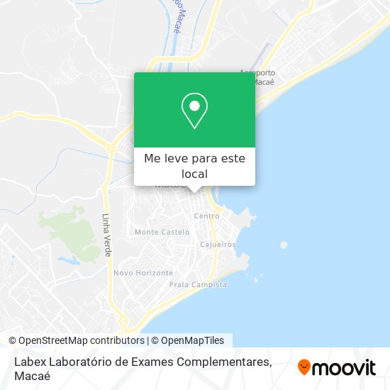 Labex Laboratório de Exames Complementares mapa