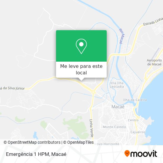 Emergência 1 HPM mapa