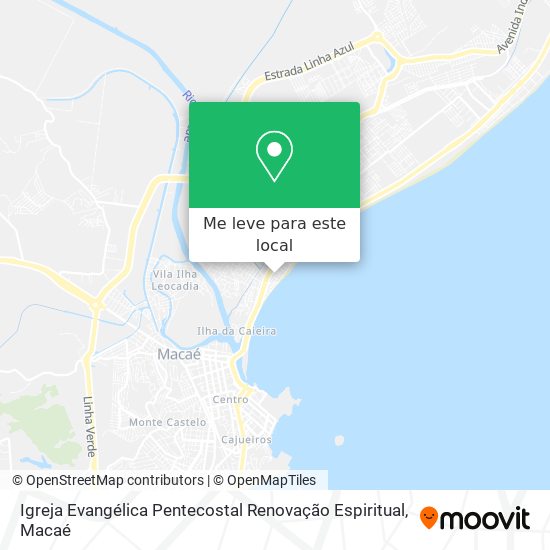 Igreja Evangélica Pentecostal Renovação Espiritual mapa