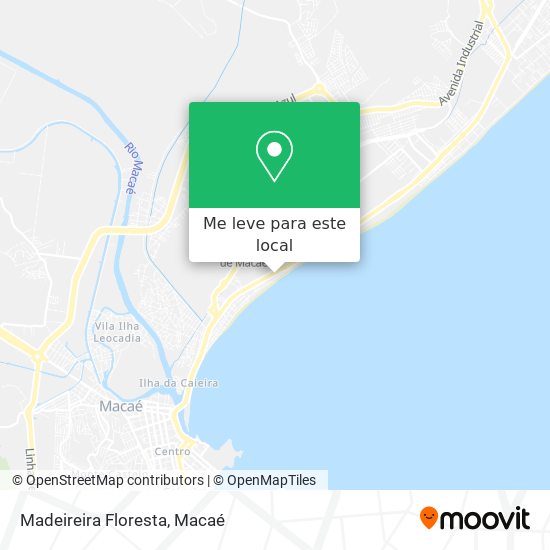 Madeireira Floresta mapa