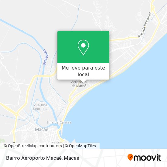 Bairro Aeroporto Macaé mapa