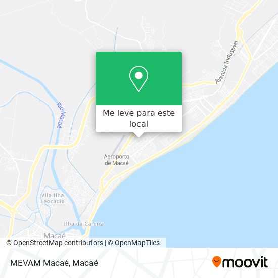 MEVAM Macaé mapa