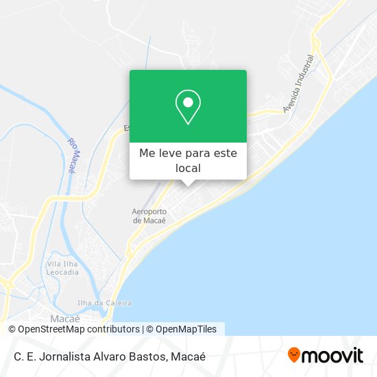 C. E. Jornalista Alvaro Bastos mapa