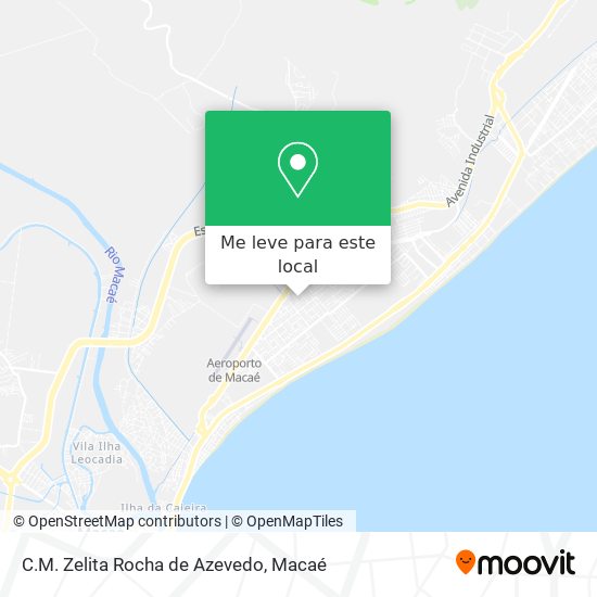 C.M. Zelita Rocha de Azevedo mapa