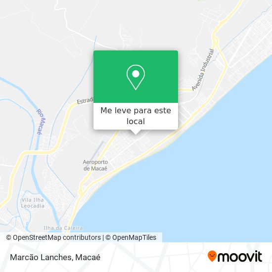 Marcão Lanches mapa