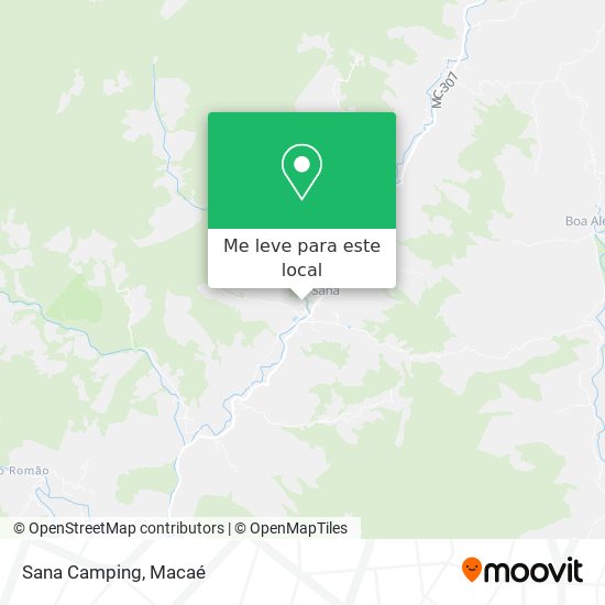 Sana Camping mapa