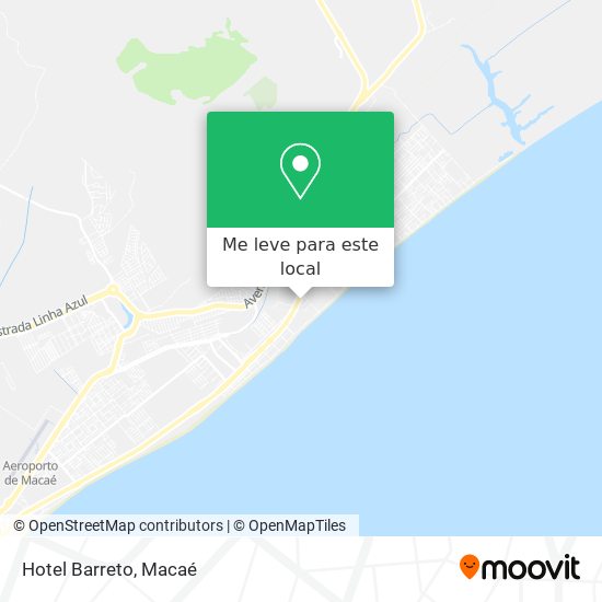 Hotel Barreto mapa