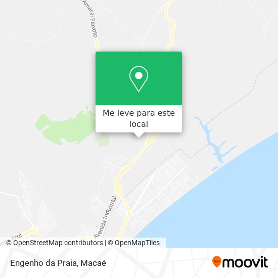 Engenho da Praia mapa