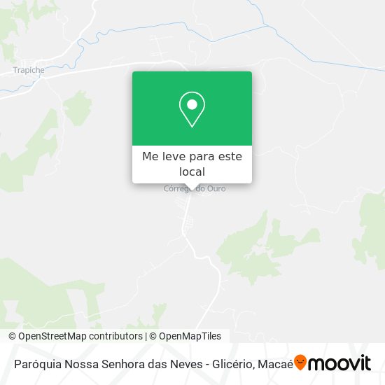 Paróquia Nossa Senhora das Neves - Glicério mapa