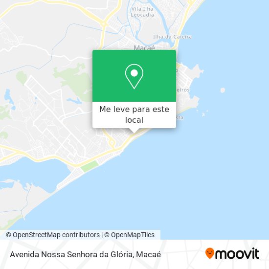 Avenida Nossa Senhora da Glória mapa