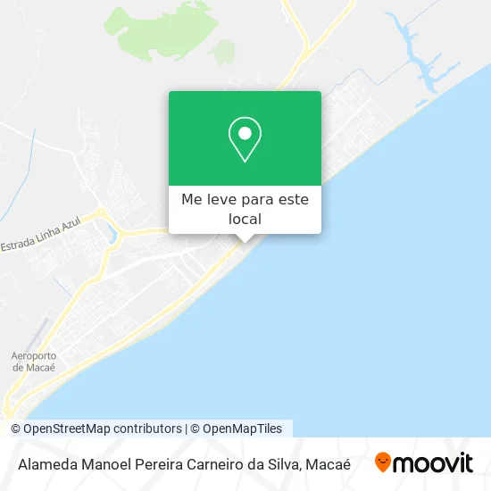 Alameda Manoel Pereira Carneiro da Silva mapa