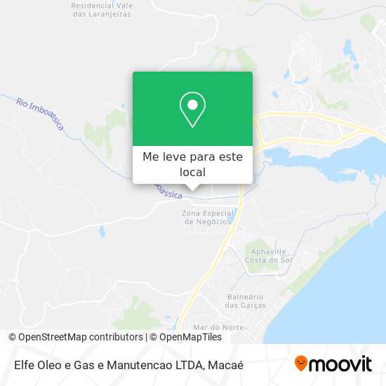 Elfe Oleo e Gas e Manutencao LTDA mapa