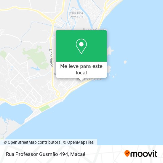 Rua Professor Gusmão 494 mapa