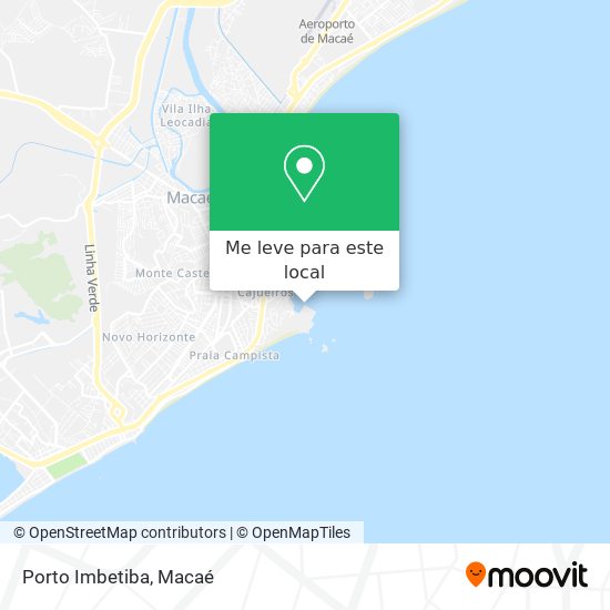 Porto Imbetiba mapa