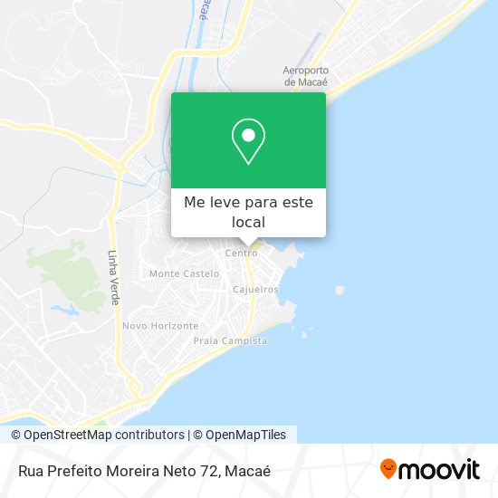 Rua Prefeito Moreira Neto 72 mapa