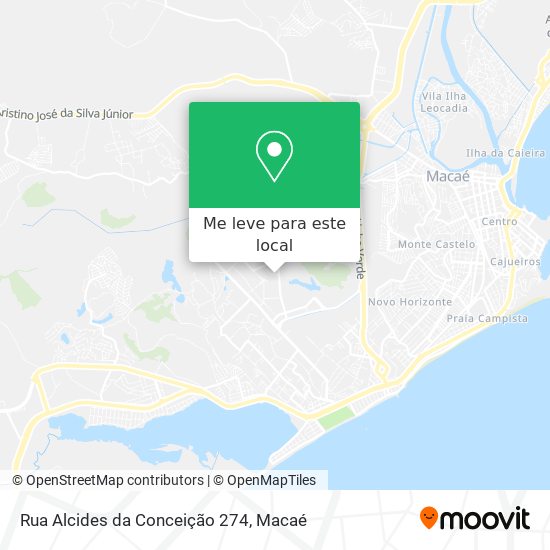 Rua Alcides da Conceição 274 mapa