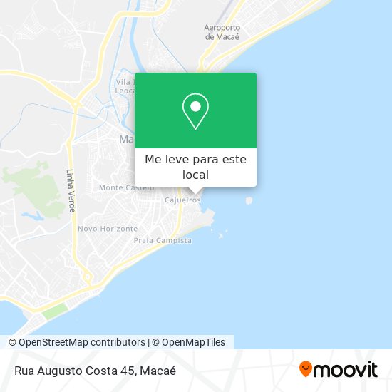 Rua Augusto Costa 45 mapa