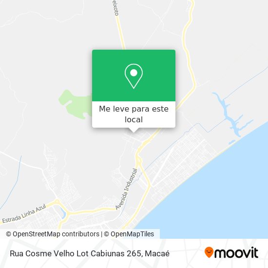 Rua Cosme Velho Lot Cabiunas 265 mapa