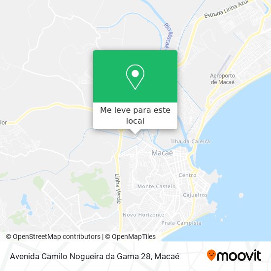 Avenida Camilo Nogueira da Gama 28 mapa