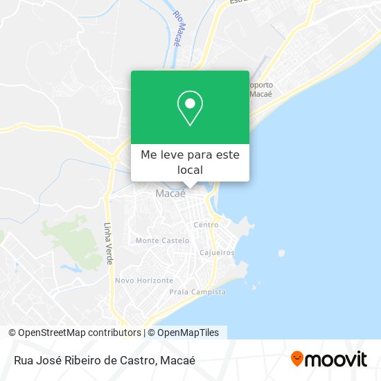 Rua José Ribeiro de Castro mapa