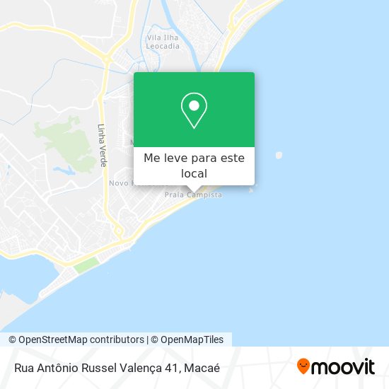 Rua Antônio Russel Valença 41 mapa