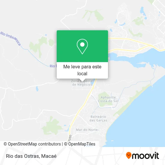 Rio das Ostras mapa