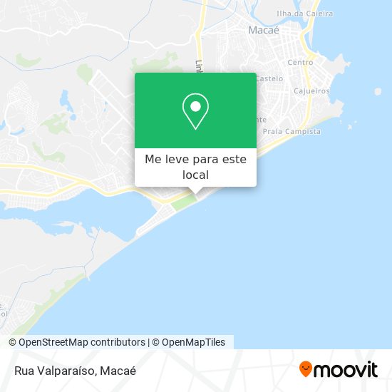 Rua Valparaíso mapa