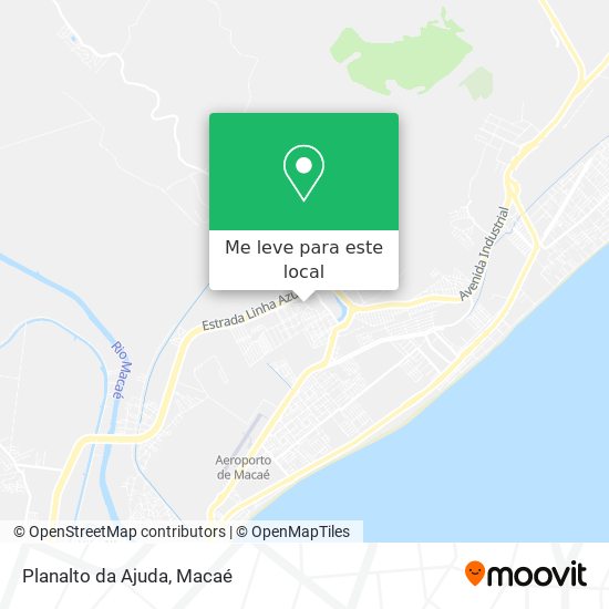 Planalto da Ajuda mapa