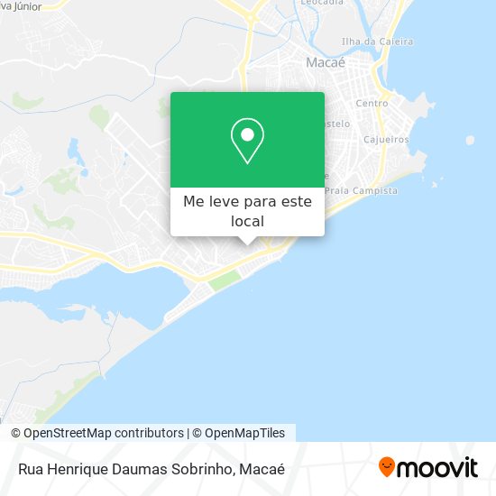 Rua Henrique Daumas Sobrinho mapa