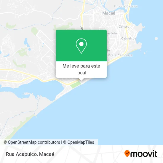 Rua Acapulco mapa