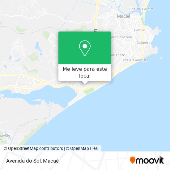 Avenida do Sol mapa