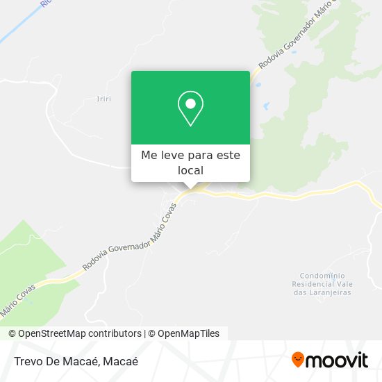 Trevo De Macaé mapa