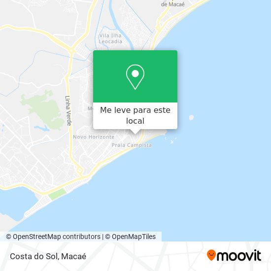 Costa do Sol mapa