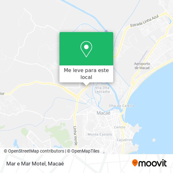 Mar e Mar Motel mapa